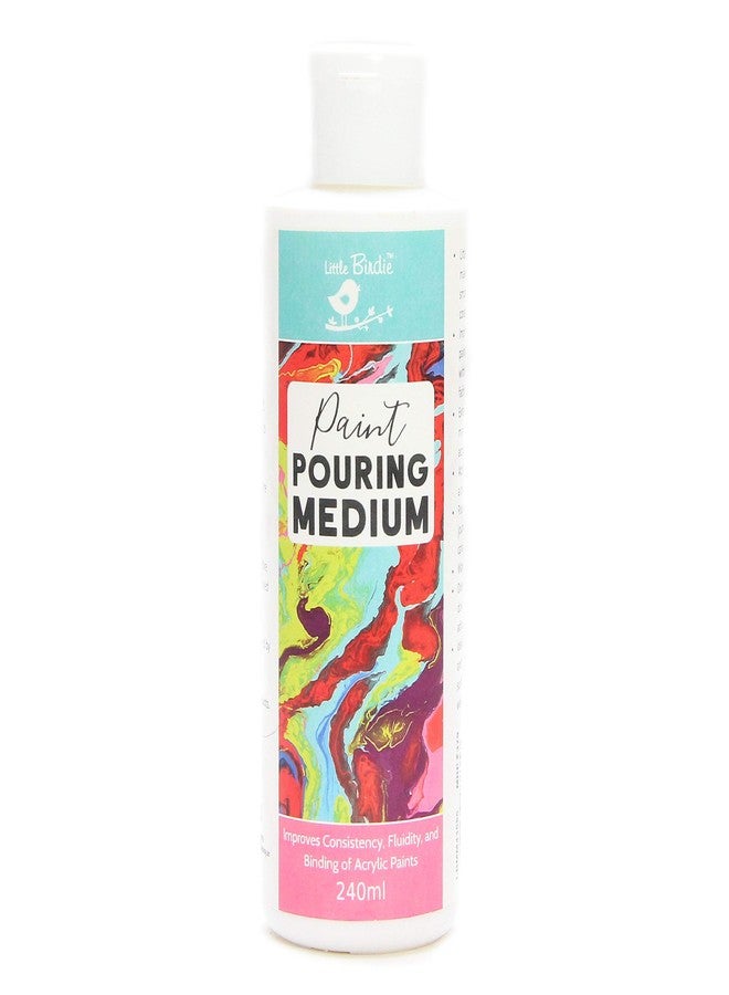 itsy-bitsy Little Birdie Pouring Medium for Fluid Art | Pouring Acrylic Paints Medium for Fluid Art Painting (240 ml) - Image 1